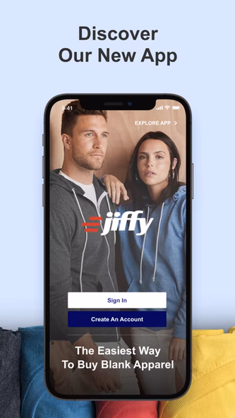 Jiffy: Blank Apparel Screenshot 1 - AppWisp.com Jiffy: Blank Apparel Screenshot 1 - AppWisp.com