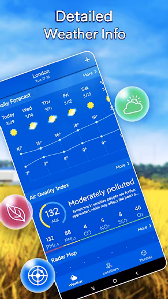 Local Weather Forecast& Widget Screenshot 1 - AppWisp.com Local Weather Forecast& Widget Screenshot 1 - AppWisp.com