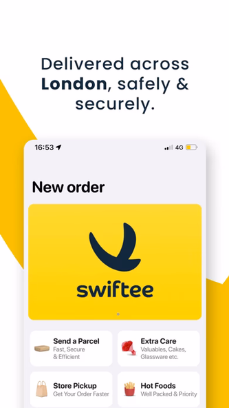 Swiftee: Instant Courier Screenshot 1 - AppWisp.com Swiftee: Instant Courier Screenshot 1 - AppWisp.com