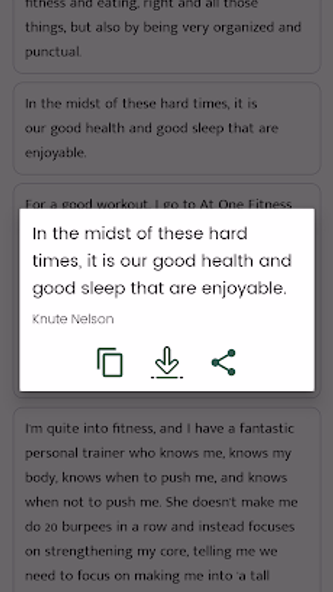 Fitness Quotes and Sayings Screenshot 2 - AppWisp.com Fitness Quotes and Sayings Screenshot 2 - AppWisp.com