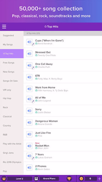 Magic Piano by Smule Screenshot 2 - AppWisp.com Magic Piano by Smule Screenshot 2 - AppWisp.com