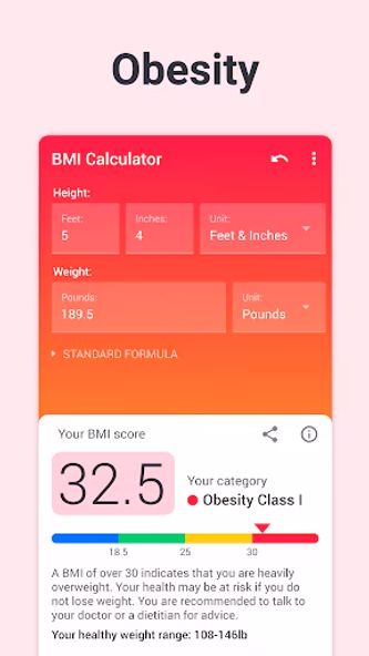 BMI Calculator Body Mass Index Screenshot 4 - AppWisp.com BMI Calculator Body Mass Index Screenshot 4 - AppWisp.com