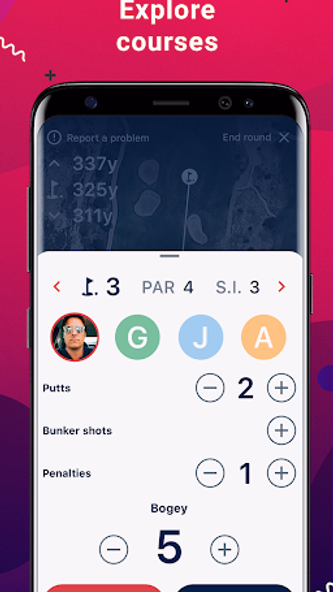 Golf GPS APP - FreeCaddie Screenshot 3 - AppWisp.com Golf GPS APP - FreeCaddie Screenshot 3 - AppWisp.com