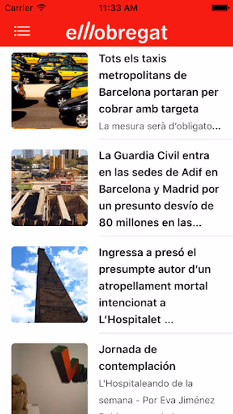 El Llobregat Noticias Screenshot 1 - AppWisp.com El Llobregat Noticias Screenshot 1 - AppWisp.com
