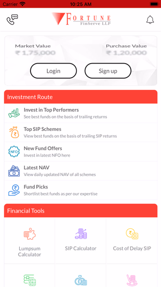 Fortune Finserve Screenshot 2 - AppWisp.com Fortune Finserve Screenshot 2 - AppWisp.com
