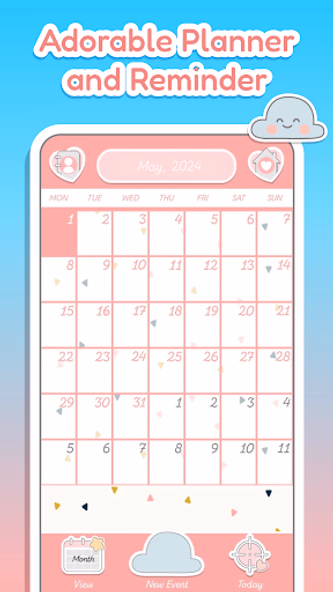 Cute Calendar & Daily Planner Screenshot 1 - AppWisp.com Cute Calendar & Daily Planner Screenshot 1 - AppWisp.com
