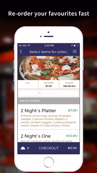 Pizza 2 Night App Screenshot 3 - AppWisp.com Pizza 2 Night App Screenshot 3 - AppWisp.com