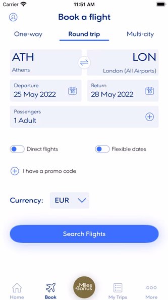 Aegean Airlines Screenshot 2 - AppWisp.com