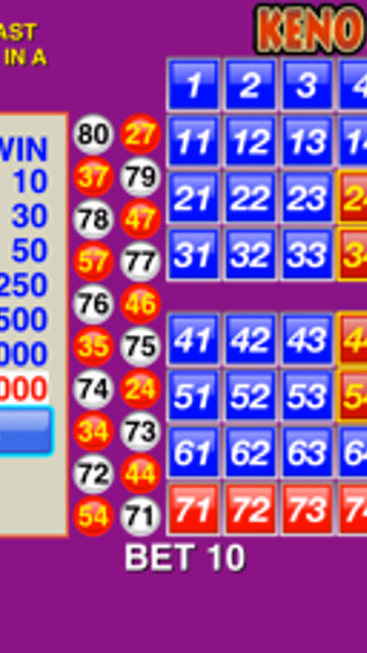 Keno Bonus Play Screenshot 3 - AppWisp.com Keno Bonus Play Screenshot 3 - AppWisp.com