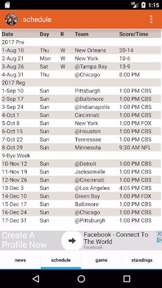 Cleveland Football News Screenshot 3 - AppWisp.com Cleveland Football News Screenshot 3 - AppWisp.com