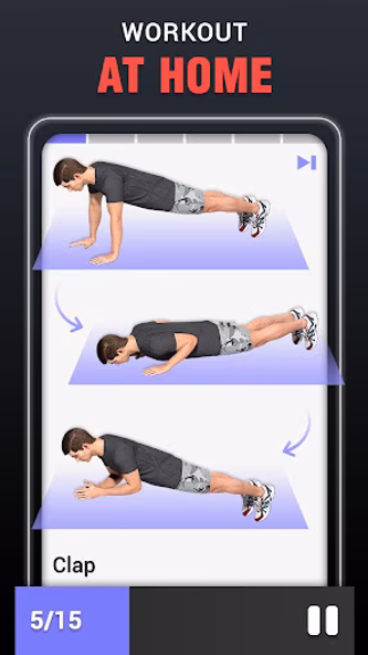 Chest Workouts for Men at Home Screenshot 3 - AppWisp.com
