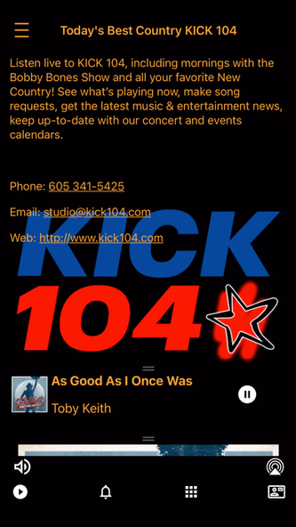 KICK 104 Screenshot 3 - AppWisp.com KICK 104 Screenshot 3 - AppWisp.com