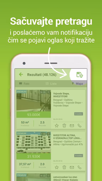Halo oglasi Nekretnine Screenshot 2 - AppWisp.com Halo oglasi Nekretnine Screenshot 2 - AppWisp.com