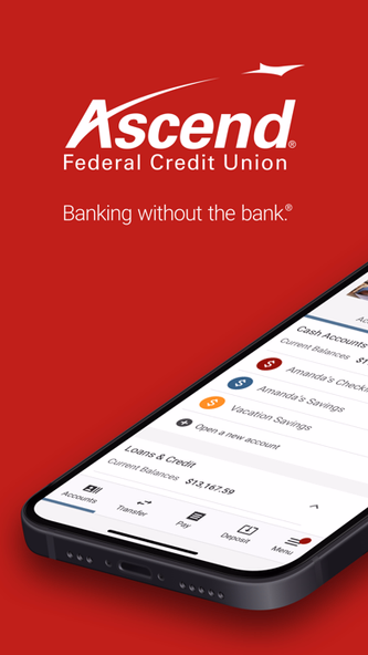 Ascend Federal Credit Union Screenshot 1 - AppWisp.com Ascend Federal Credit Union Screenshot 1 - AppWisp.com