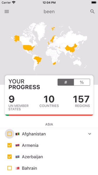 been travel map Screenshot 1 - AppWisp.com been travel map Screenshot 1 - AppWisp.com