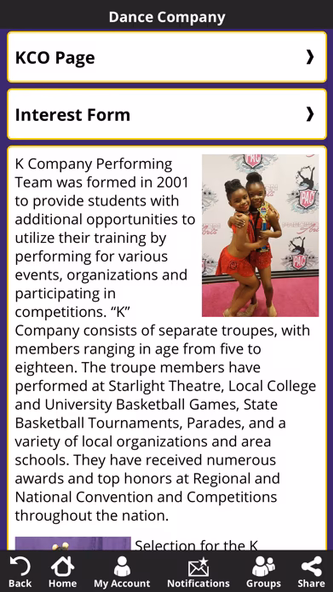 Kristi's Academy of Dance Screenshot 3 - AppWisp.com Kristi's Academy of Dance Screenshot 3 - AppWisp.com
