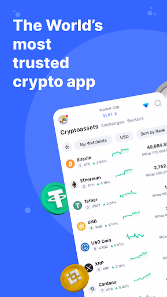 CoinMarketCap: Crypto Tracker Screenshot 1 - AppWisp.com CoinMarketCap: Crypto Tracker Screenshot 1 - AppWisp.com