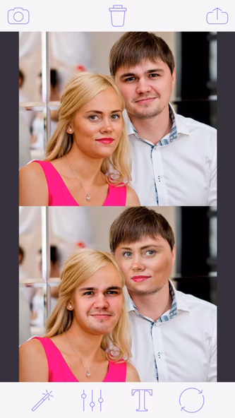 Face Swap Camera - Swap App Screenshot 1 - AppWisp.com Face Swap Camera - Swap App Screenshot 1 - AppWisp.com