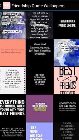 Friendship Quote Wallpapers Screenshot 2 - AppWisp.com Friendship Quote Wallpapers Screenshot 2 - AppWisp.com