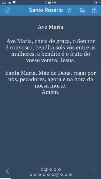 Pocket Terço - Terço de bolso Screenshot 2 - AppWisp.com Pocket Terço - Terço de bolso Screenshot 2 - AppWisp.com