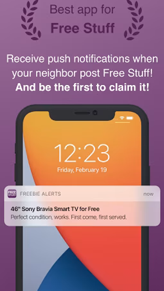 Freebie Alerts: Free Stuff App Screenshot 1 - AppWisp.com Freebie Alerts: Free Stuff App Screenshot 1 - AppWisp.com