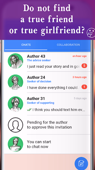 Friends Chat - True Friendship Screenshot 1 - AppWisp.com Friends Chat - True Friendship Screenshot 1 - AppWisp.com