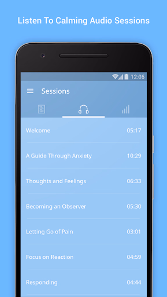 Anxiety Reliever: Mental Healt Screenshot 1 - AppWisp.com Anxiety Reliever: Mental Healt Screenshot 1 - AppWisp.com