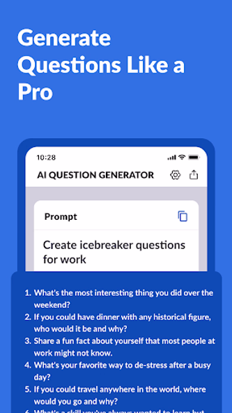 AI Question Answer Generator Screenshot 3 - AppWisp.com AI Question Answer Generator Screenshot 3 - AppWisp.com