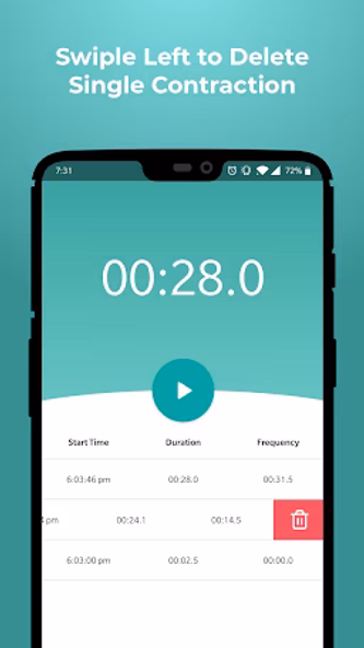 My Contraction Timer Screenshot 3 - AppWisp.com My Contraction Timer Screenshot 3 - AppWisp.com
