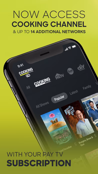 Cooking Channel GO Screenshot 1 - AppWisp.com Cooking Channel GO Screenshot 1 - AppWisp.com