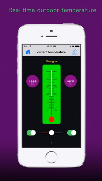 thermometer pro - realtime Screenshot 1 - AppWisp.com