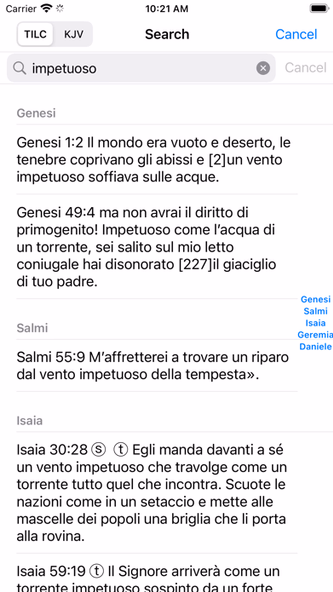 English Italian Audio Bible Screenshot 4 - AppWisp.com English Italian Audio Bible Screenshot 4 - AppWisp.com