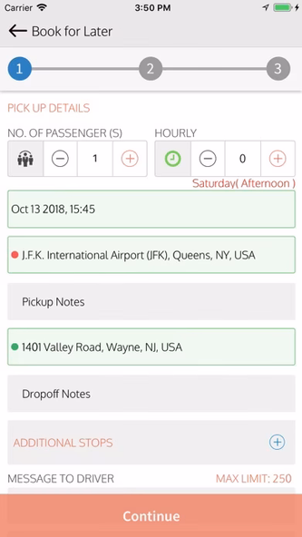 Fivestar Limo Screenshot 2 - AppWisp.com Fivestar Limo Screenshot 2 - AppWisp.com
