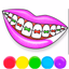 Glitter Lips Coloring Game - AppWisp.com
