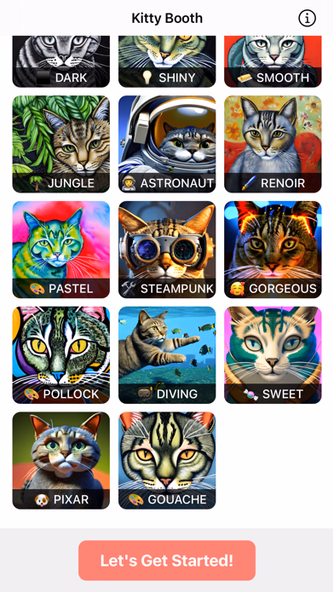 Kitty Booth - AI Cat Avatars Screenshot 3 - AppWisp.com Kitty Booth - AI Cat Avatars Screenshot 3 - AppWisp.com