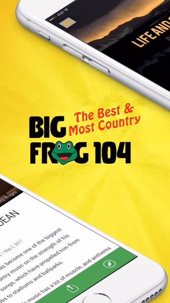BIG FROG 104 (WFRG) Screenshot 2 - AppWisp.com BIG FROG 104 (WFRG) Screenshot 2 - AppWisp.com