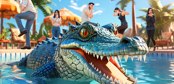 Hungry Crocodile 2 Shark Games Header - AppWisp.com Hungry Crocodile 2 Shark Games Header - AppWisp.com