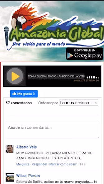 Radio Amazonia Global Screenshot 3 - AppWisp.com Radio Amazonia Global Screenshot 3 - AppWisp.com
