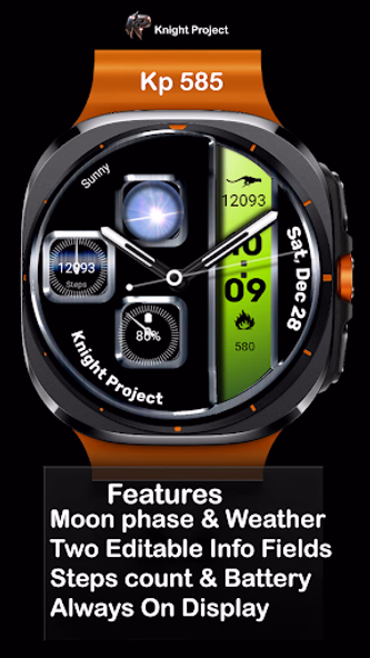 kp585 Watch Face Screenshot 2 - AppWisp.com kp585 Watch Face Screenshot 2 - AppWisp.com