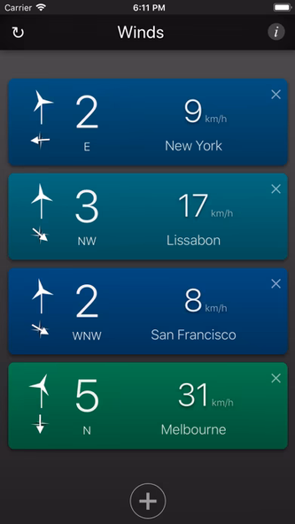 Winds App Screenshot 4 - AppWisp.com Winds App Screenshot 4 - AppWisp.com