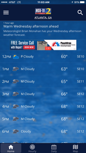 WSB-TV Weather Screenshot 4 - AppWisp.com WSB-TV Weather Screenshot 4 - AppWisp.com