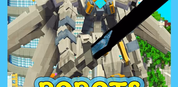 Robots Mod For Minecraft PE Header - AppWisp.com Robots Mod For Minecraft PE Header - AppWisp.com