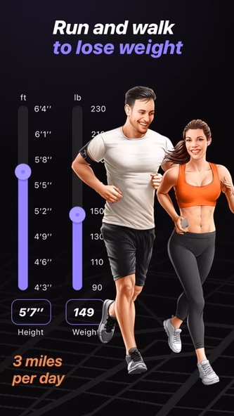 Weight Loss Running by Runiac Screenshot 1 - AppWisp.com Weight Loss Running by Runiac Screenshot 1 - AppWisp.com