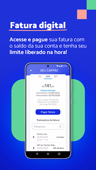 DM App: Conta, Crédito e Pix Screenshot 3 - AppWisp.com DM App: Conta, Crédito e Pix Screenshot 3 - AppWisp.com