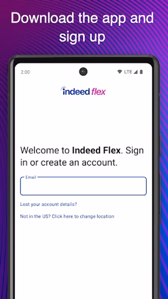 Indeed Flex Screenshot 1 - AppWisp.com Indeed Flex Screenshot 1 - AppWisp.com