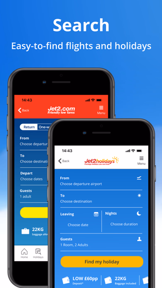 Jet2 - Holidays and Flights Screenshot 3 - AppWisp.com Jet2 - Holidays and Flights Screenshot 3 - AppWisp.com