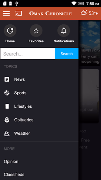 Omak Chronicle Screenshot 2 - AppWisp.com Omak Chronicle Screenshot 2 - AppWisp.com