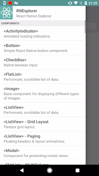 React Native Explorer with cod Screenshot 2 - AppWisp.com React Native Explorer with cod Screenshot 2 - AppWisp.com