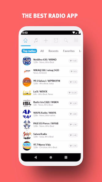 Puerto Rico FM Radio Screenshot 1 - AppWisp.com Puerto Rico FM Radio Screenshot 1 - AppWisp.com