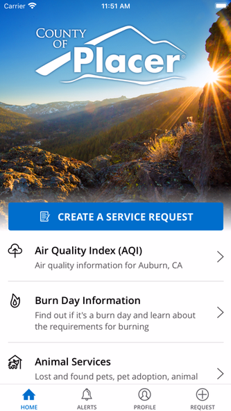 Placer County Connect Screenshot 1 - AppWisp.com Placer County Connect Screenshot 1 - AppWisp.com